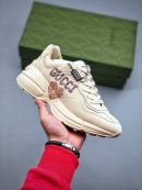 Replica Gucci Rhyton Vintage Trainer in Real Leather, 5D, With Original Packaging and Components