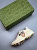 Replica Gucci Rhyton Vintage Trainer in Real Leather, 5D, With Original Packaging and Components