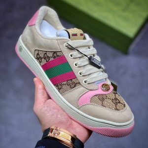 Replica Gucci Distressed Screener Vintage Casual Shoes