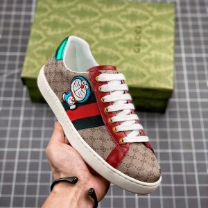 Replica Gucci Beige Low Top Shoes Full Color Glue-Free