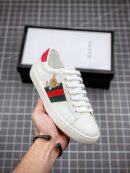 Gucci Replica White Sneakers Set, Italy Leather, Classic Red