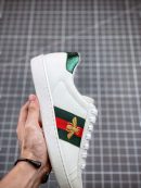 Full Color Replica Gucci White Sneakers Glue-Free Technique Embroidery