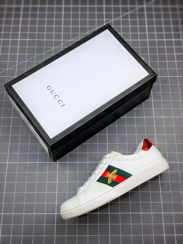 Gucci Replica White Sneakers Full Color Collection, Exclusive Glue-Free - Image 4