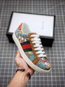 Replica Gucci White Sneakers Full Range No-Glue Craft, Gold Bee Embroidery