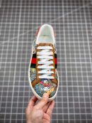 Replica Gucci White Sneakers Full Range No-Glue Craft, Gold Bee Embroidery