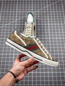 Replica Gucci Tennis 1977 Canvas Sneaker with Authentic Details