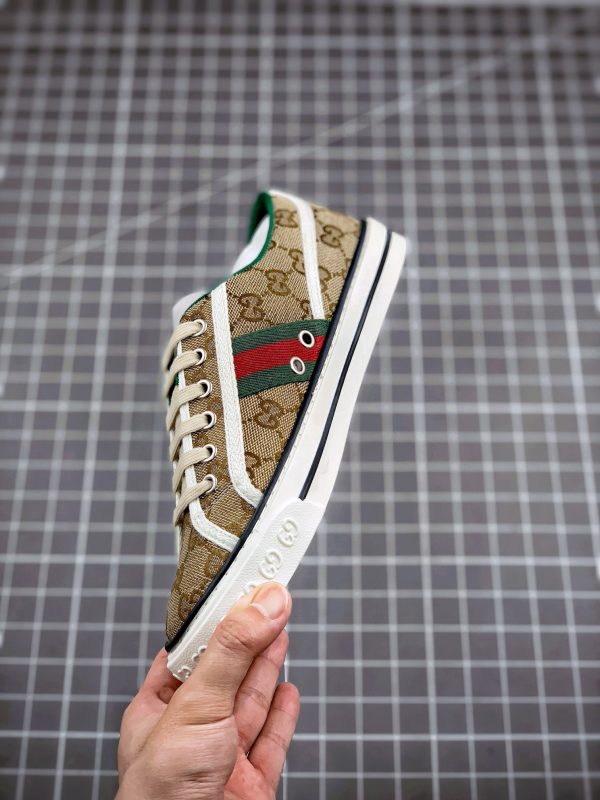 Replica Gucci Tennis 1977 Canvas Print Sneaker - Image 7