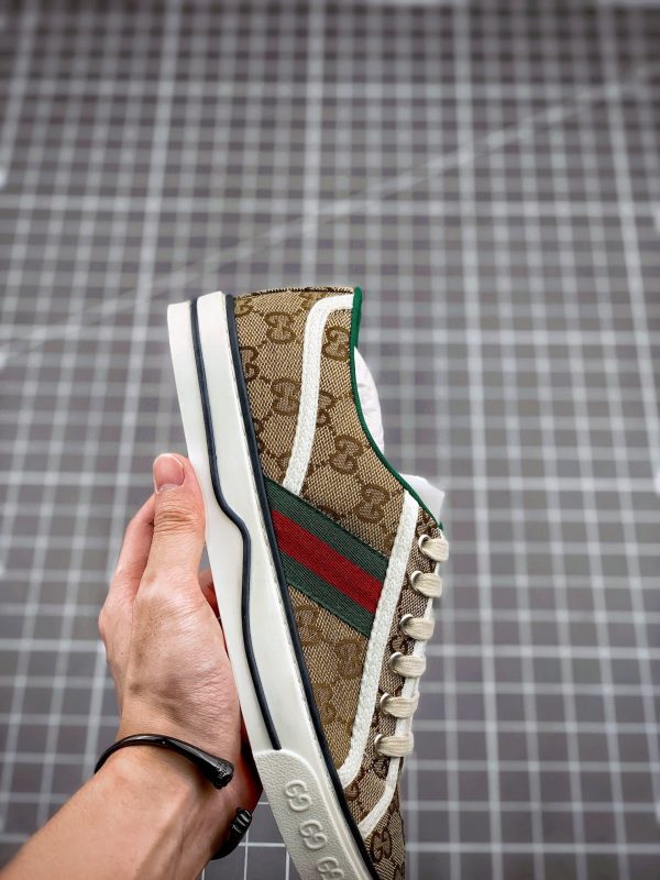 Replica Gucci Tennis 1977 Canvas Sneaker with Authentic Details - Image 10