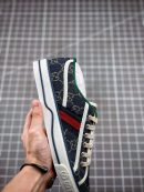 Replica Gucci Tennis 1977 Print Canvas Sneakers