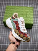 Replica Gucci Rhyton Vintage Trainer Sneaker 3D Leather Angular Replica