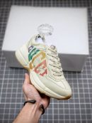 Replica Gucci Rhyton Vintage Leather Sneakers with Original Kit