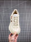 Replica Gucci Rhyton Vintage Trainer Sneaker with NFC Chip and Leather Upper