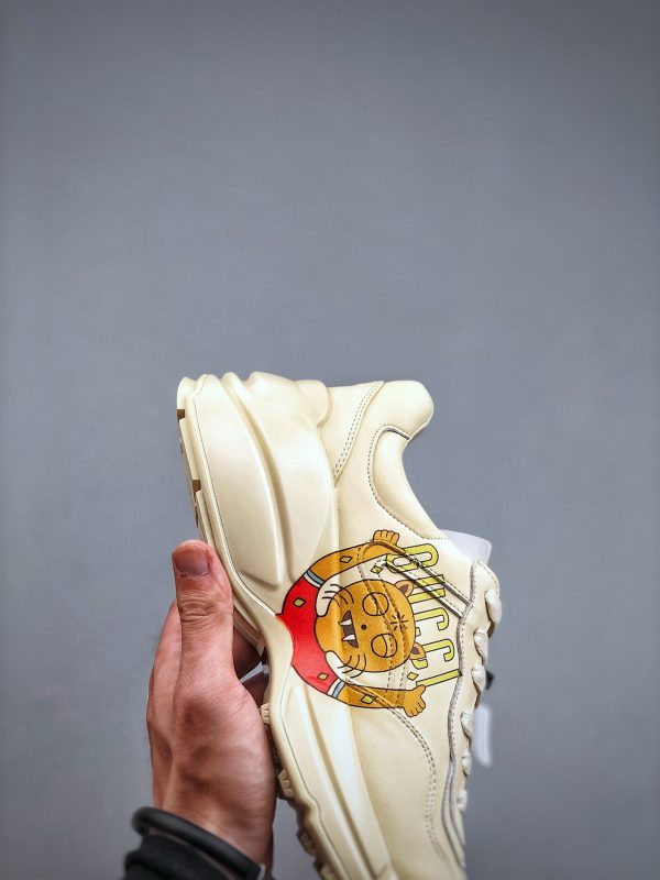 Replica Gucci Rhyton Vintage Trainers with NFCTag - Image 7