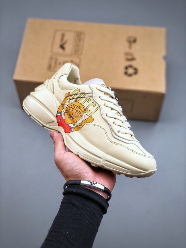 Replica Gucci Rhyton Vintage Trainer with NFC Chip and Full Original Packaging