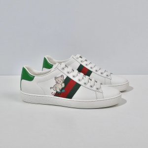 Replica Gucci White sneakers Full Collection Premium Adhesive-free Tech Authentic