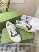 Replica Men's Gucci MAC80 Leather Casual Sneakers in Vintage Style