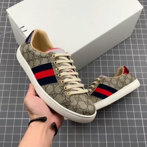 Gucci Replica White Sneaker Series Casual Style Shoes